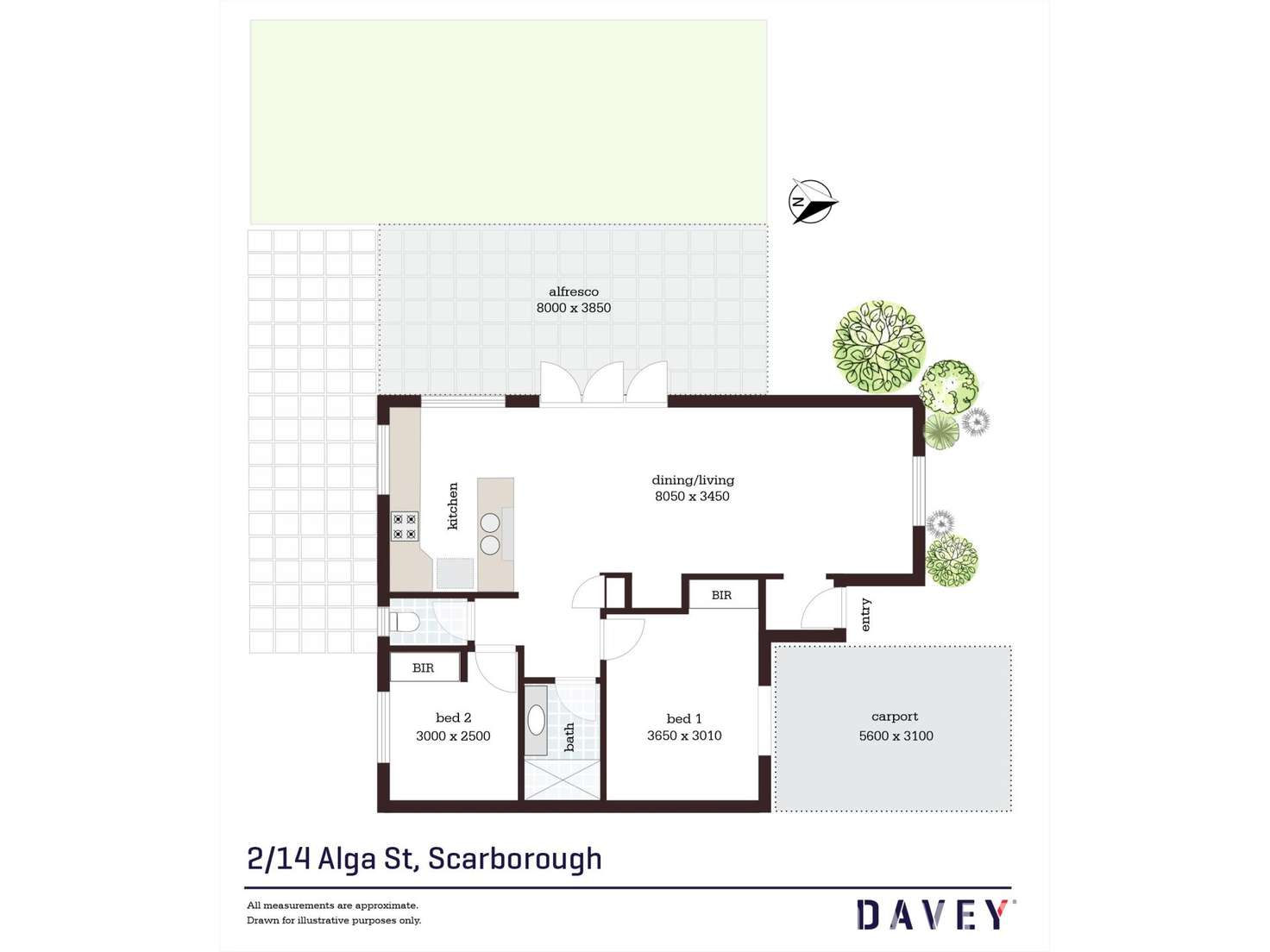 Floorplan of Homely house listing, 2/14 Alga Street, Scarborough WA 6019