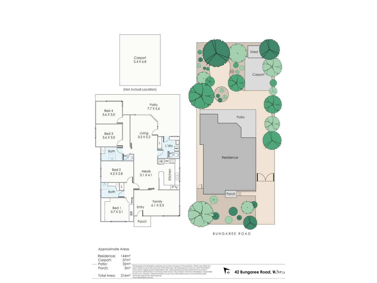 Floorplan of Homely house listing, 42 Bungaree Road, Wilson WA 6107