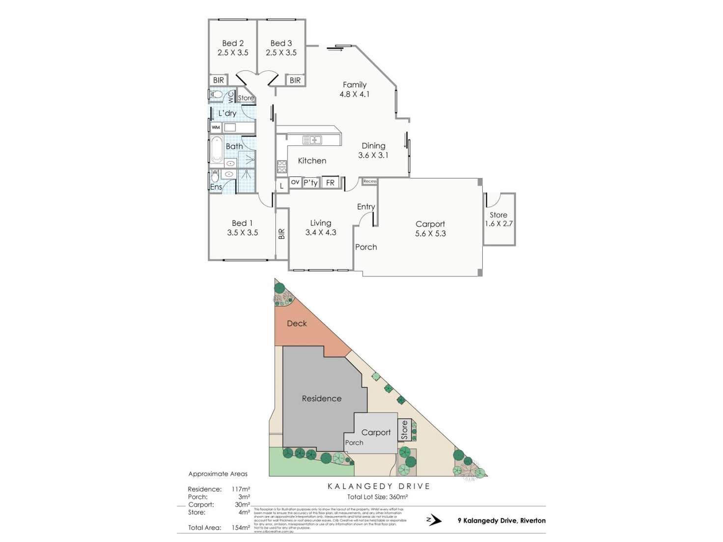 Floorplan of Homely house listing, 9 Kalangedy  Drive, Riverton WA 6148