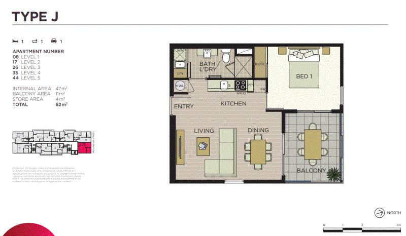 Floorplan of Homely unit listing, 33/35 Wellington Street, East Perth WA 6004