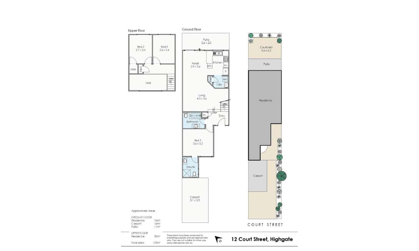 Floorplan of Homely house listing, 12 Court  Street, Highgate WA 6003