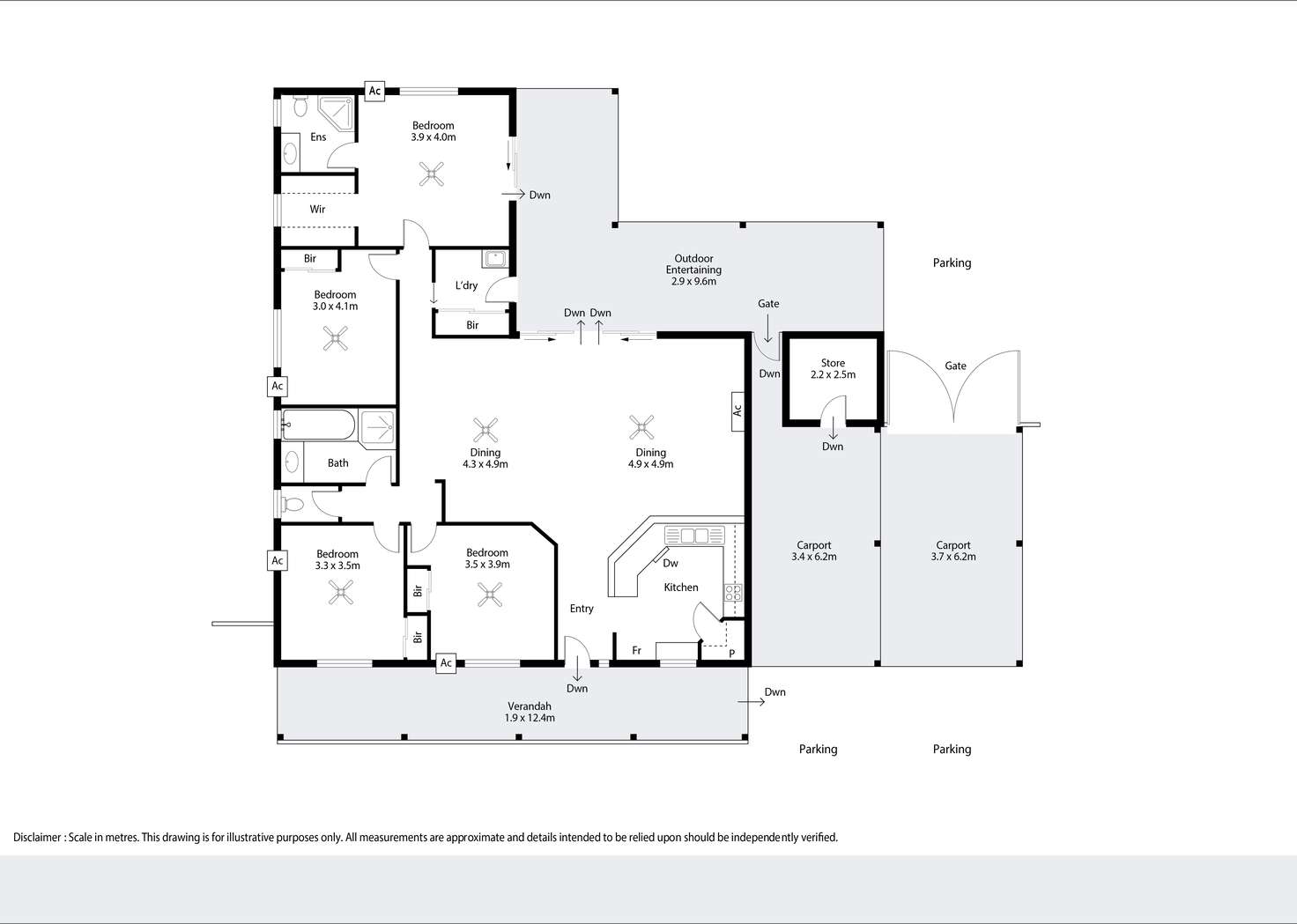 Floorplan of Homely house listing, 28 Pipit Loop, Djugun WA 6725
