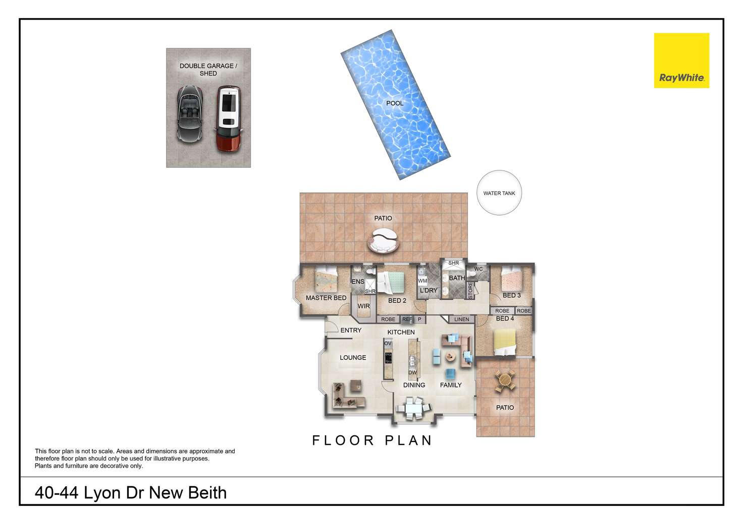 Floorplan of Homely house listing, 40-44 Lyon Drive, New Beith QLD 4124