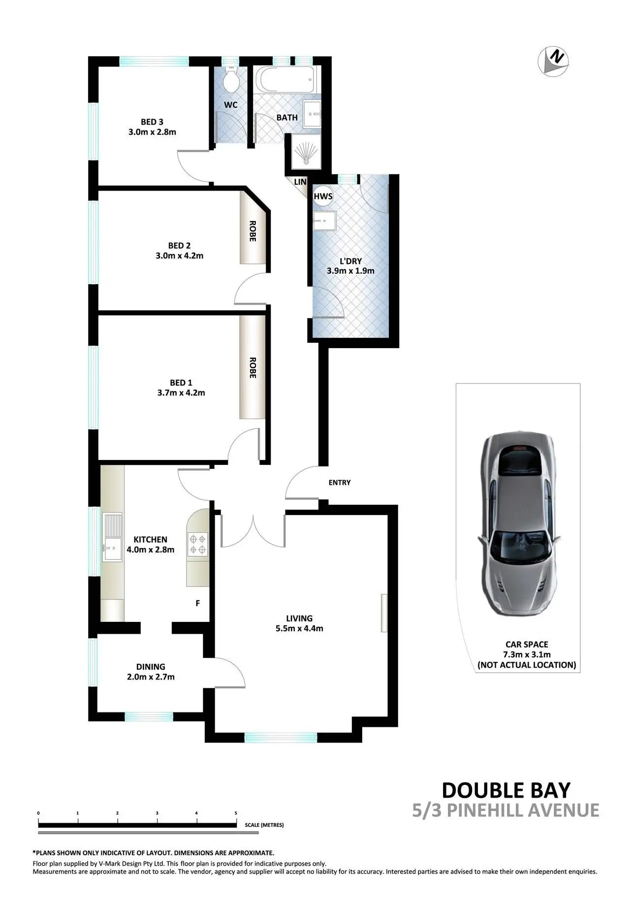 Leased Apartment 5/3 Pinehill Avenue, Double Bay NSW 2028 Aug 11
