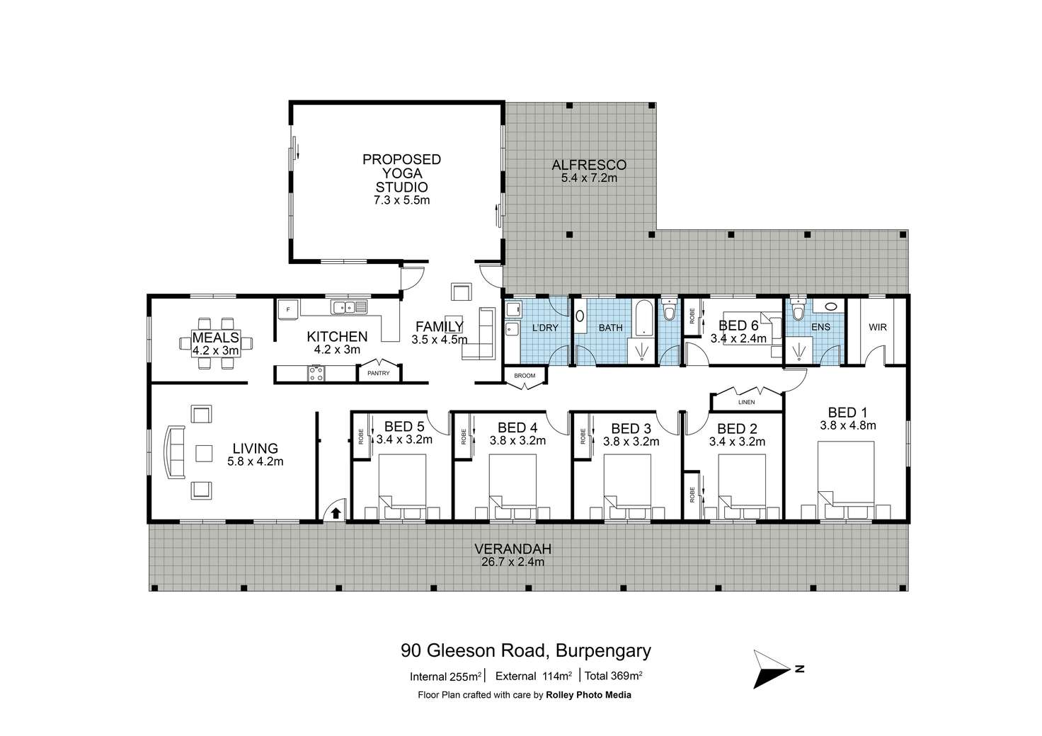 Floorplan of Homely house listing, 90 Gleeson Road, Burpengary QLD 4505