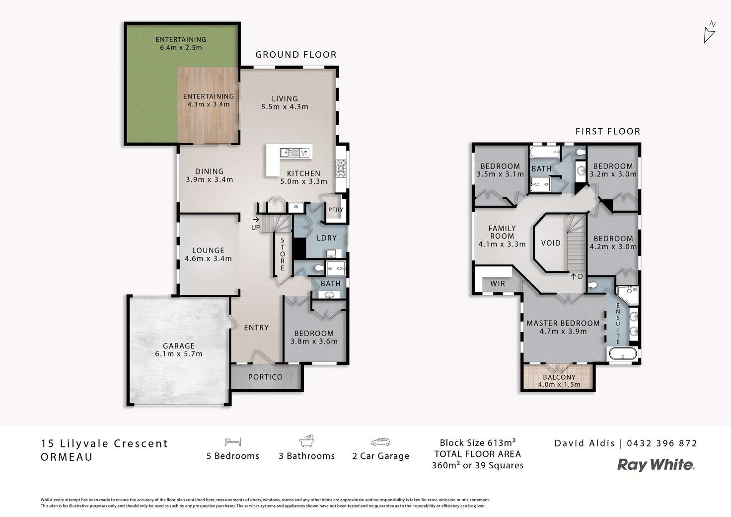 Floorplan of Homely house listing, 15 Lilyvale Crescent, Ormeau QLD 4208