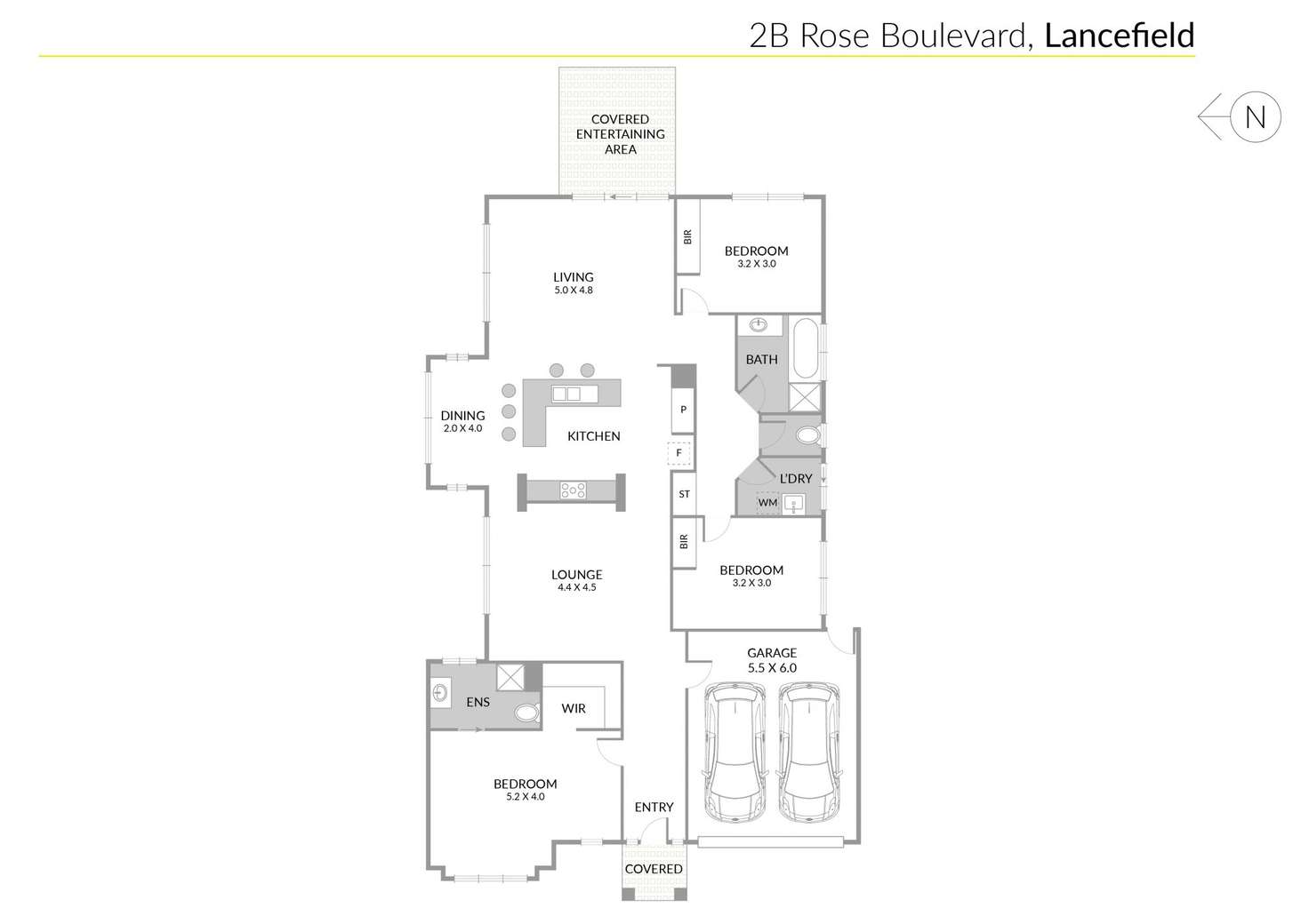 Floorplan of Homely house listing, 2B Rose Boulevard, Lancefield VIC 3435