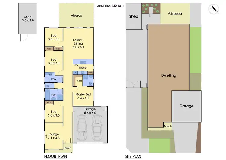 Floorplan of Homely house listing, 87 Pearson Road, Mernda VIC 3754