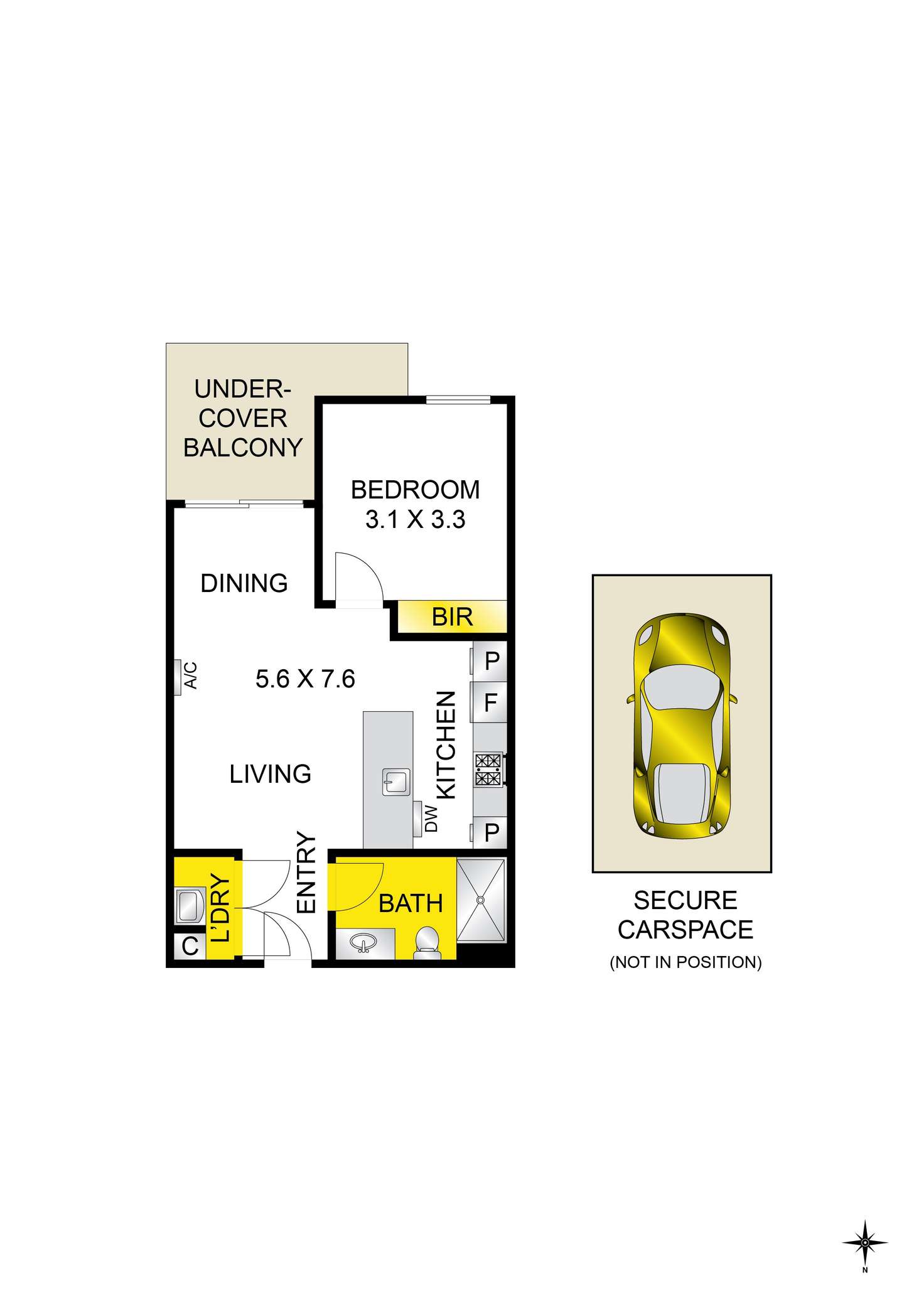 Floorplan of Homely unit listing, 11/104-110 Colac Road, Highton VIC 3216