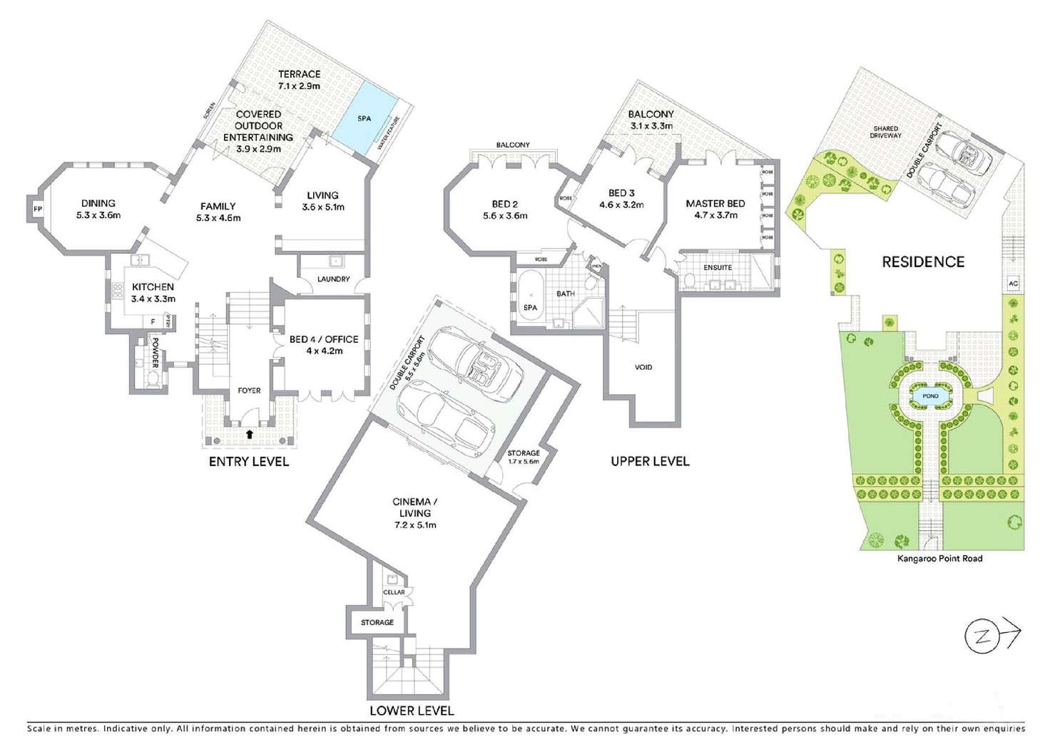 Floorplan of Homely house listing, 105 KANGAROO POINT Road, Kangaroo Point NSW 2224