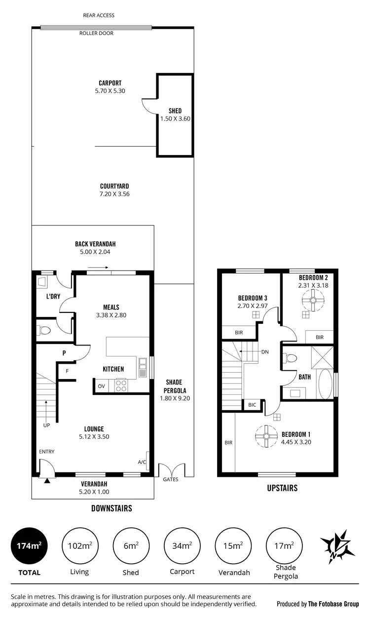 Floorplan of Homely townhouse listing, 10/45 Tim Hunt Way, Peterhead SA 5016