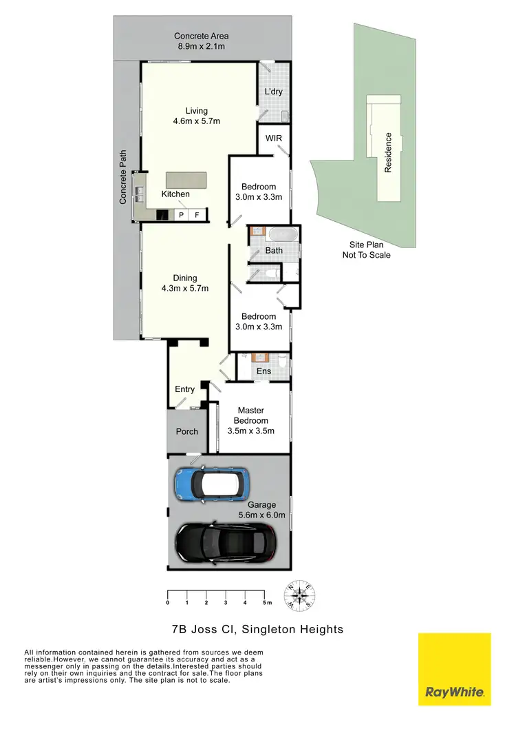 Floorplan of Homely house listing, 7B Joss Close, Singleton NSW 2330