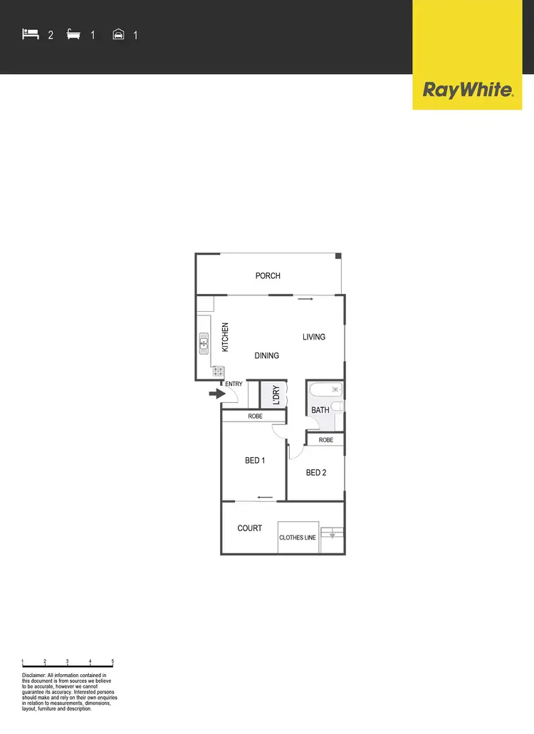 Floorplan of Homely unit listing, 6/4 Jeff Snell Crescent, Dunlop ACT 2615