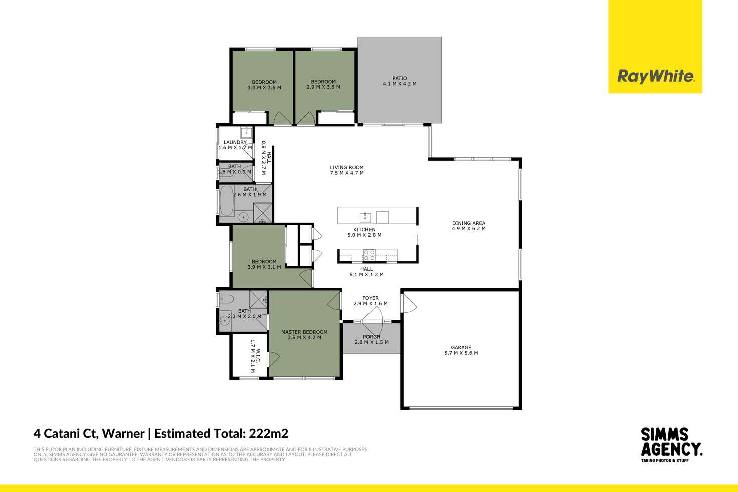 Floorplan of Homely house listing, 4 Catani Court, Warner QLD 4500