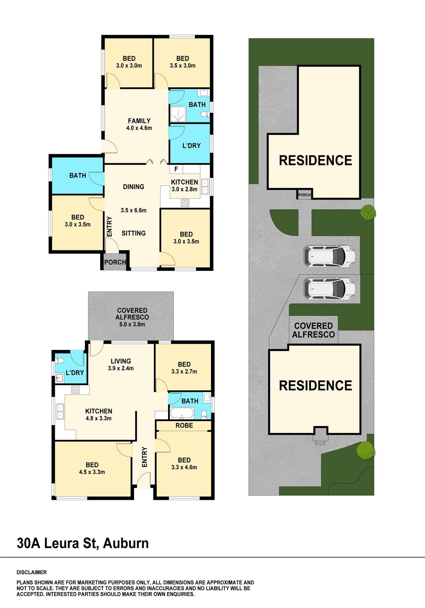 Floorplan of Homely house listing, 30 Leura Road, Auburn NSW 2144