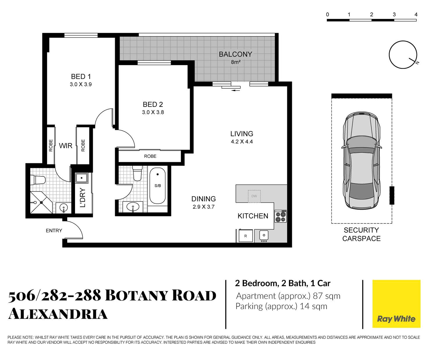 Floorplan of Homely apartment listing, 506/282-288 Botany Road, Alexandria NSW 2015