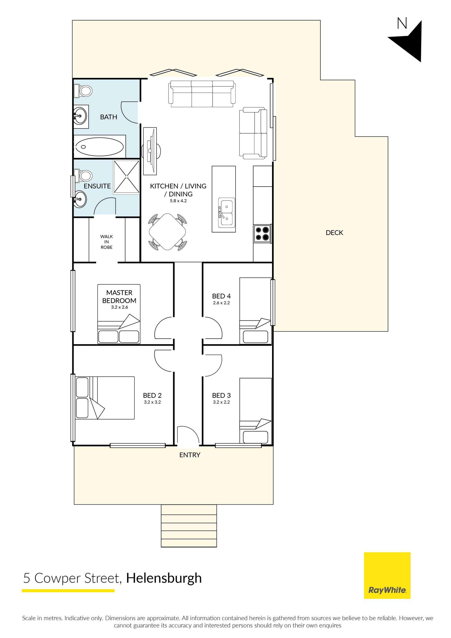 Floorplan of Homely house listing, 5 Cowper Street, Helensburgh NSW 2508