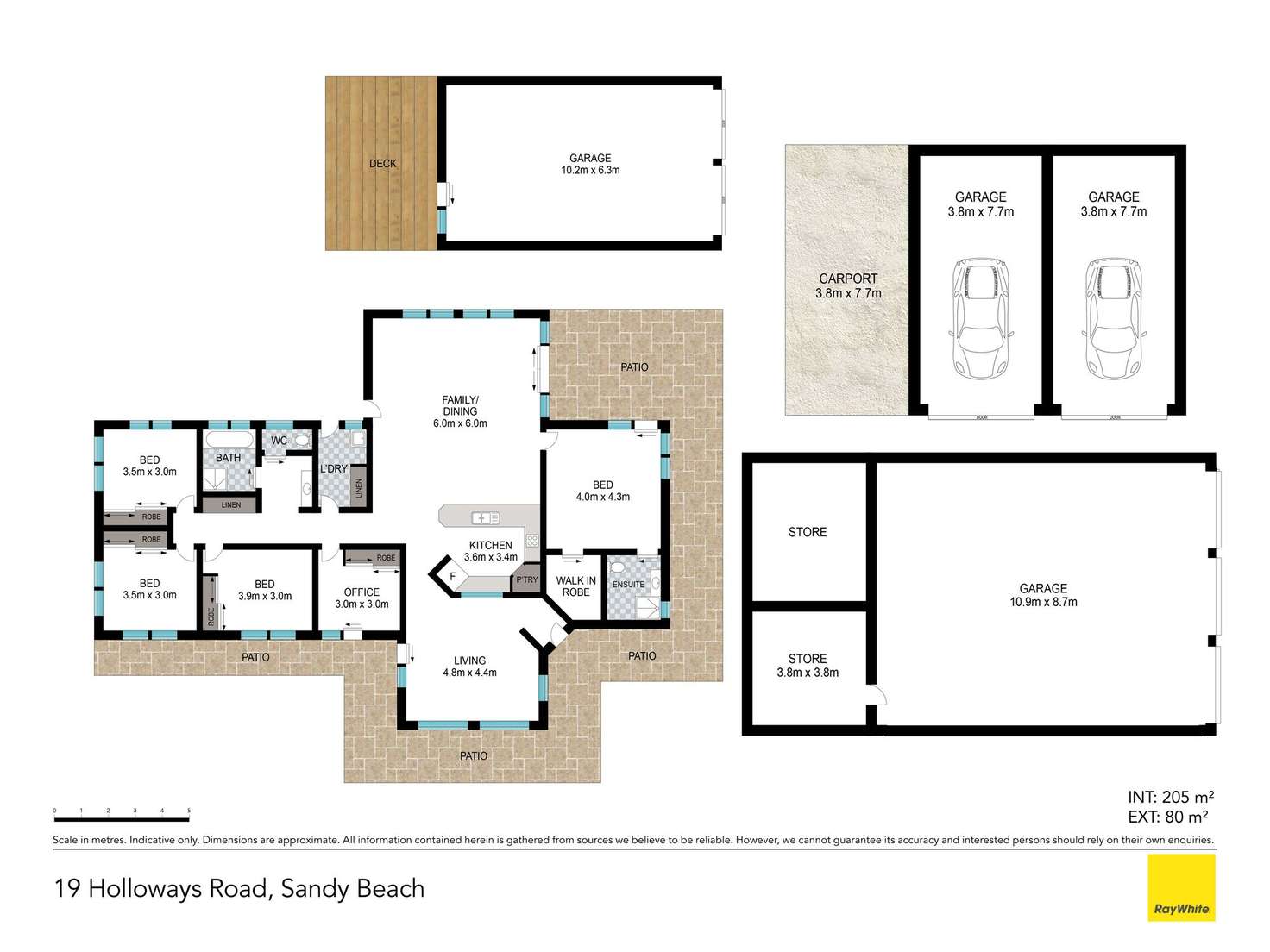 Floorplan of Homely house listing, 19 Holloways Road, Sandy Beach NSW 2456