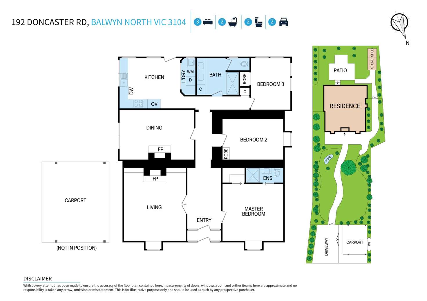 Floorplan of Homely house listing, 192 Doncaster Road, Balwyn North VIC 3104