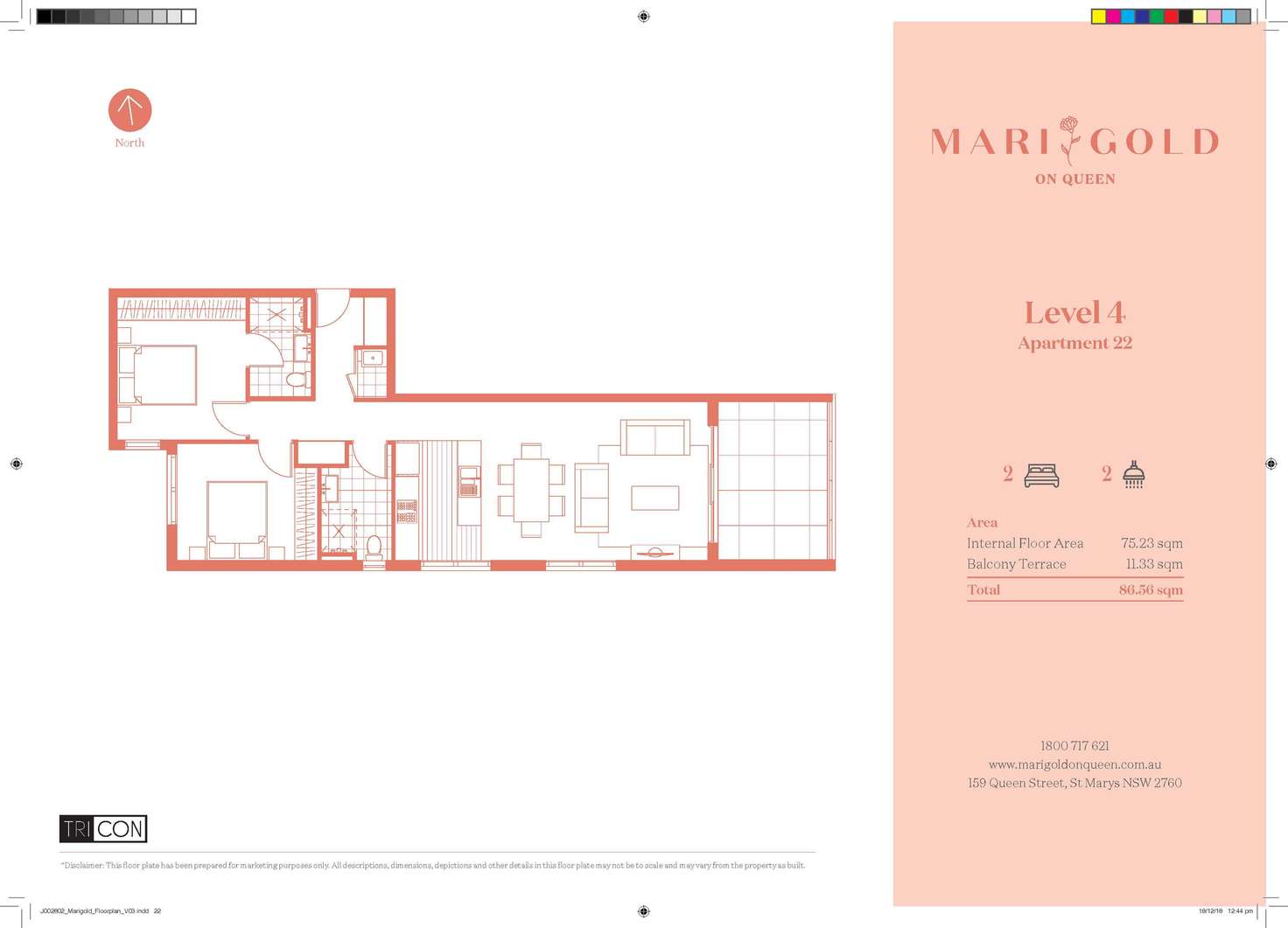 Floorplan of Homely apartment listing, 159 Queen Street, St Marys NSW 2760