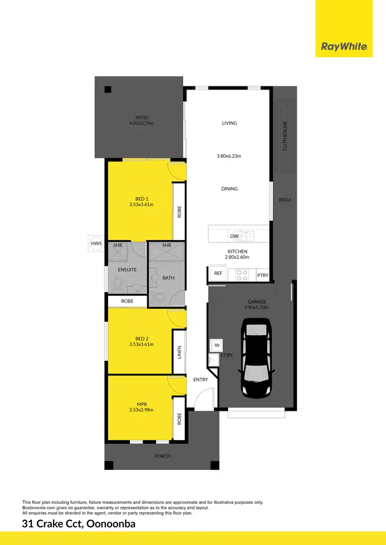 Floorplan of Homely house listing, 31 Crake Circuit, Oonoonba QLD 4811