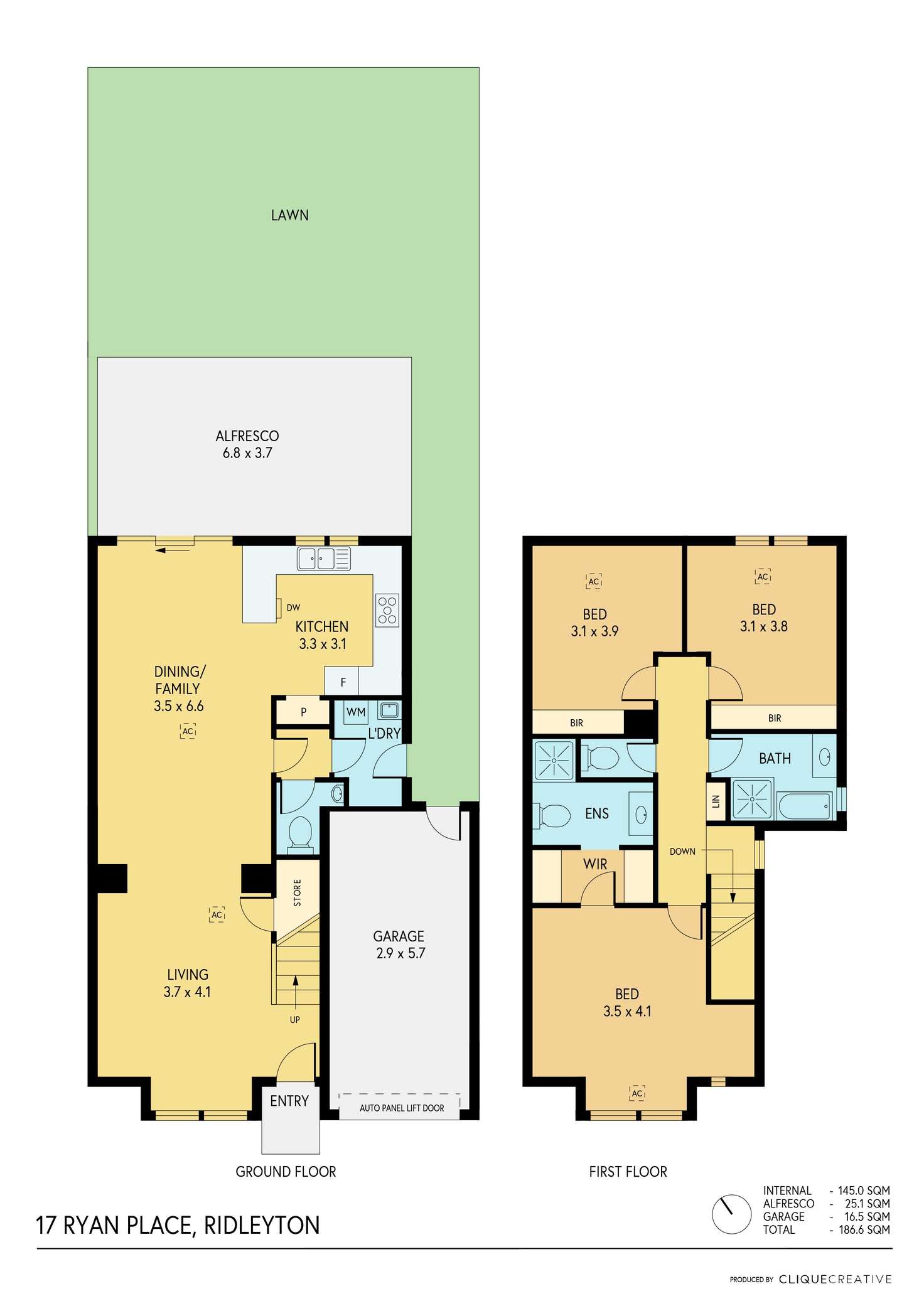 Floorplan of Homely house listing, 17 Ryan Place, Ridleyton SA 5008