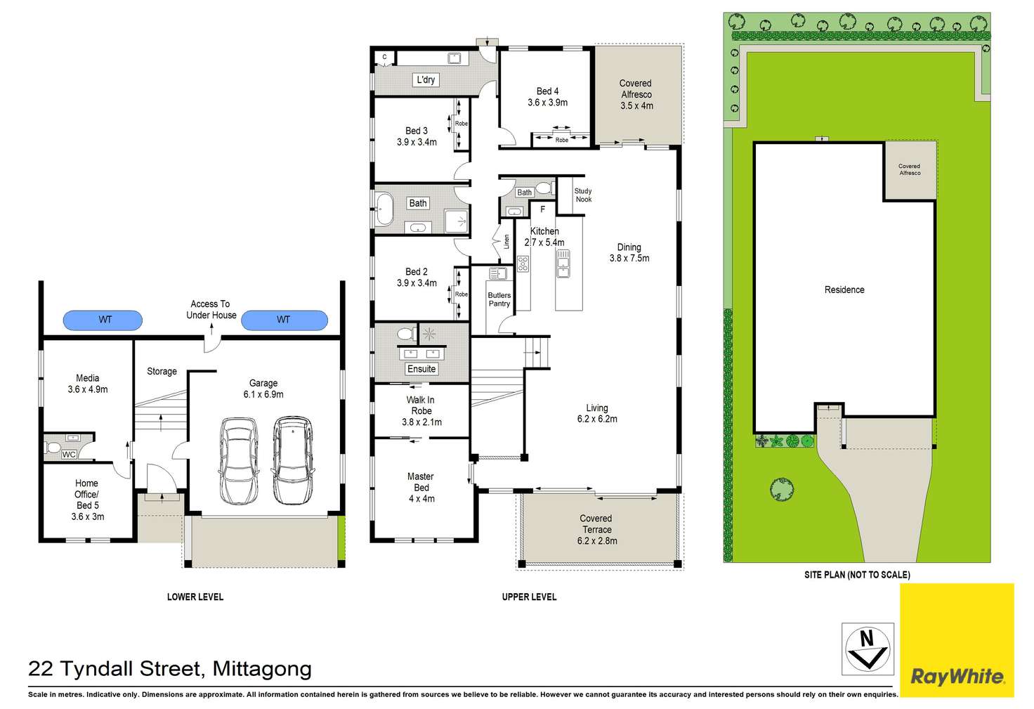 Floorplan of Homely house listing, 22 Tyndall Street, Mittagong NSW 2575
