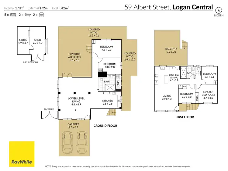 Floorplan of Homely house listing, 59 Albert Street, Logan Central QLD 4114