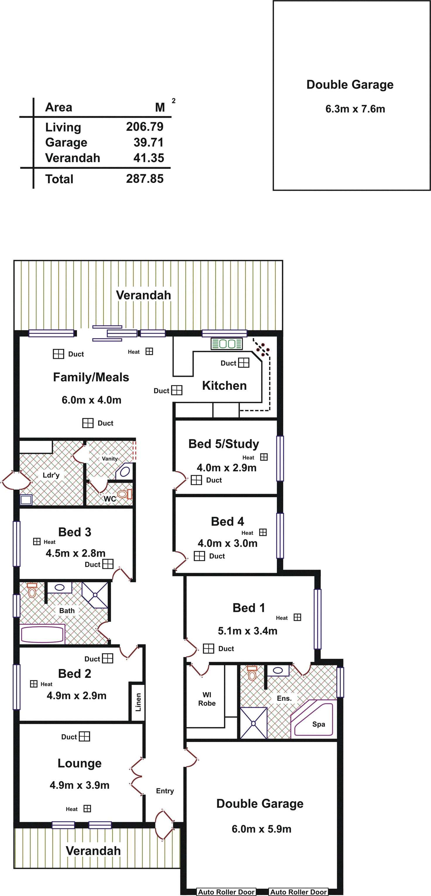 Floorplan of Homely house listing, 13 Cowley Street, Blakeview SA 5114