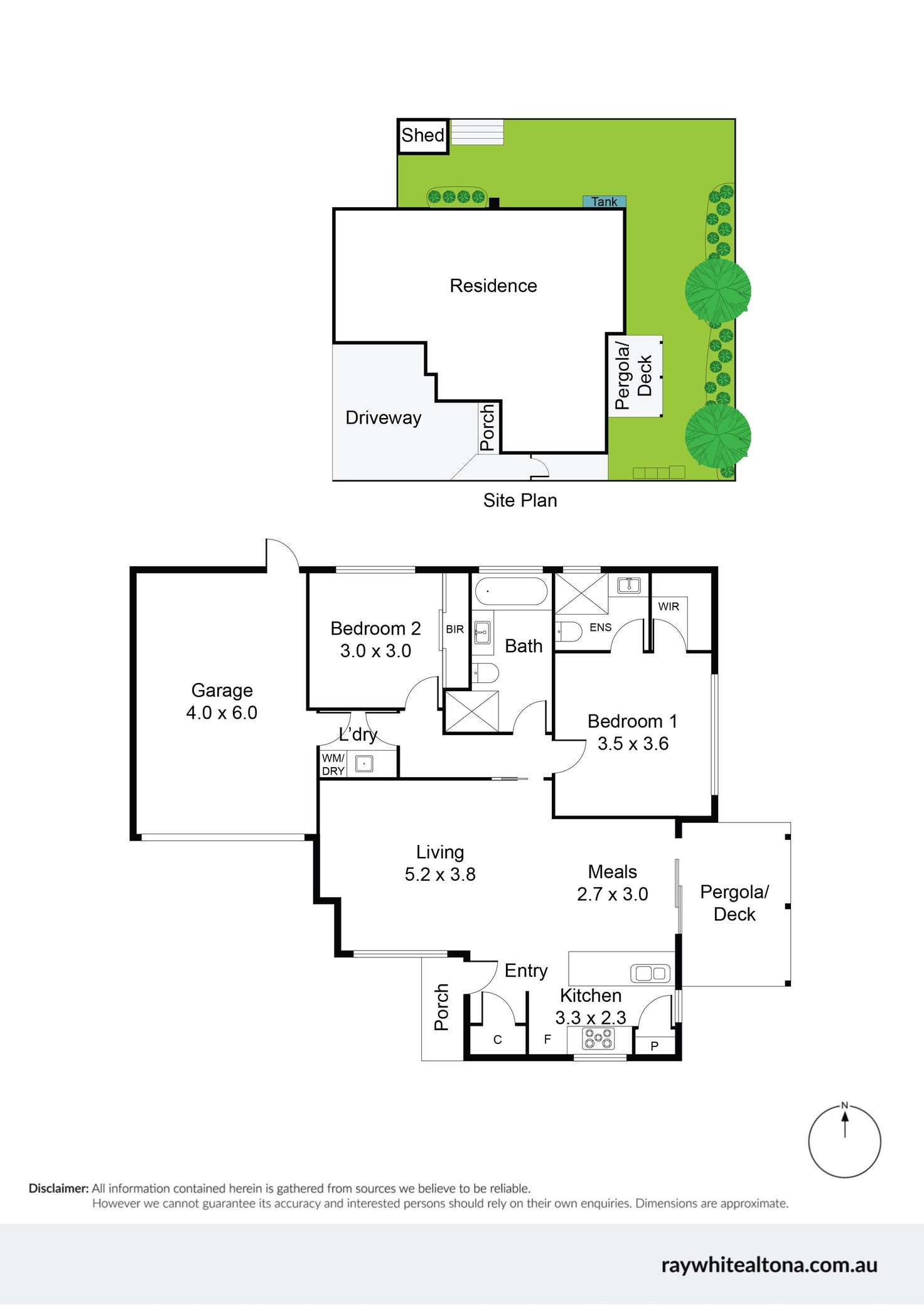 Floorplan of Homely unit listing, 4/6 Rankin Street, Altona VIC 3018