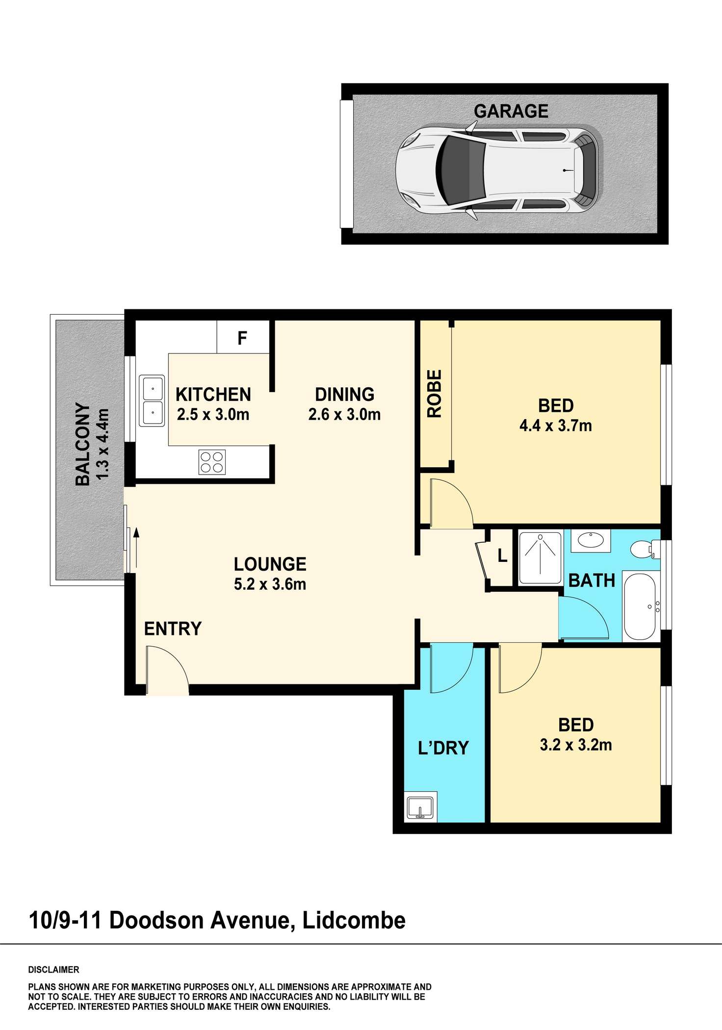 Floorplan of Homely apartment listing, 10/9-11 Doodson Avenue, Lidcombe NSW 2141