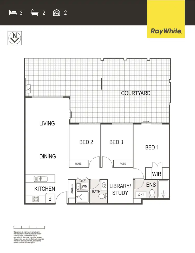 Floorplan of Homely apartment listing, 49/2 Peter Cullen Way, Wright ACT 2611