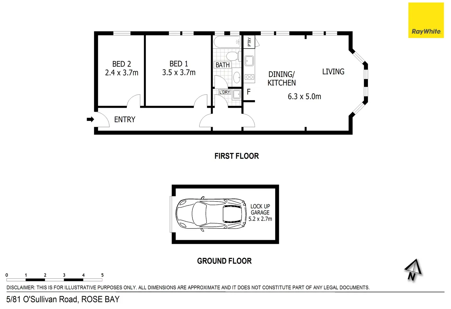 Leased Apartment 5/81 O'Sullivan Road, Rose Bay NSW 2029 Jan 22, 2024