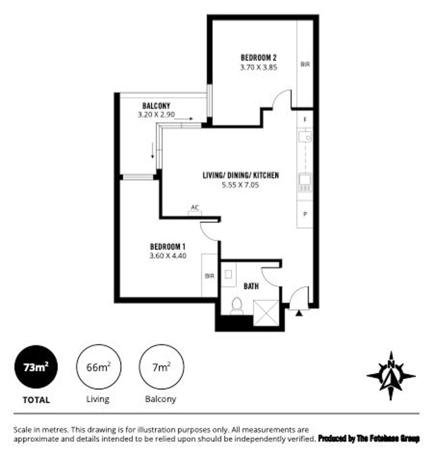 Floorplan of Homely apartment listing, 902/15 Synagogue Place, Adelaide SA 5000