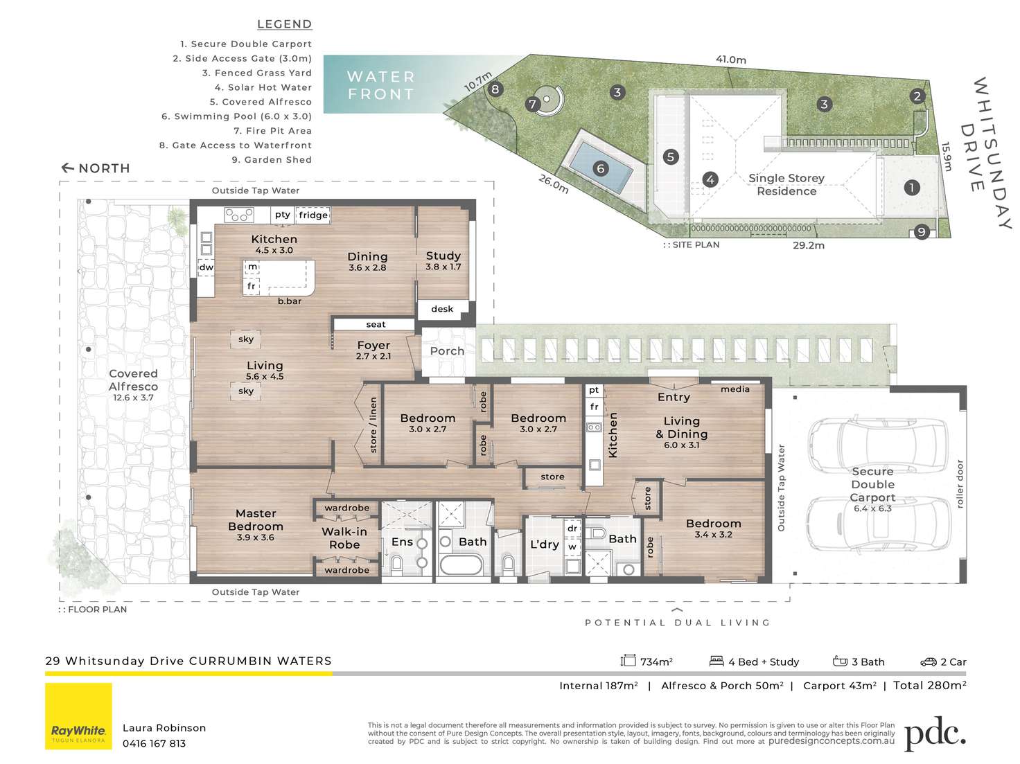 Floorplan of Homely house listing, 29 Whitsunday Drive, Currumbin Waters QLD 4223