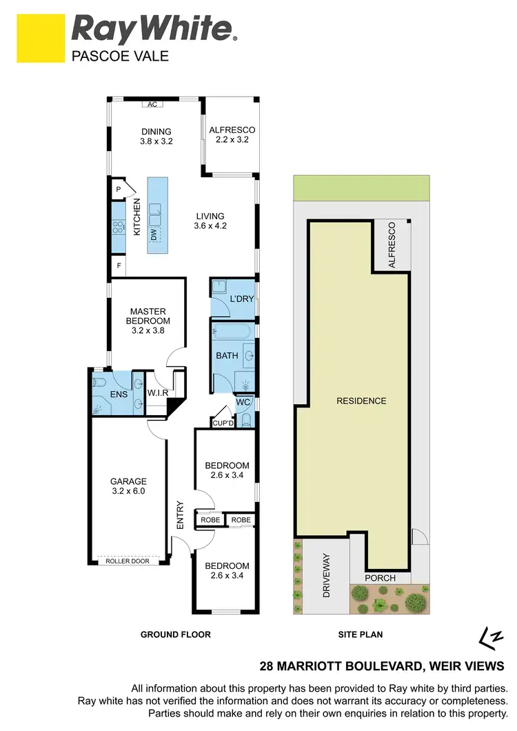 Floorplan of Homely house listing, 28 Marriott Boulevard, Weir Views VIC 3338