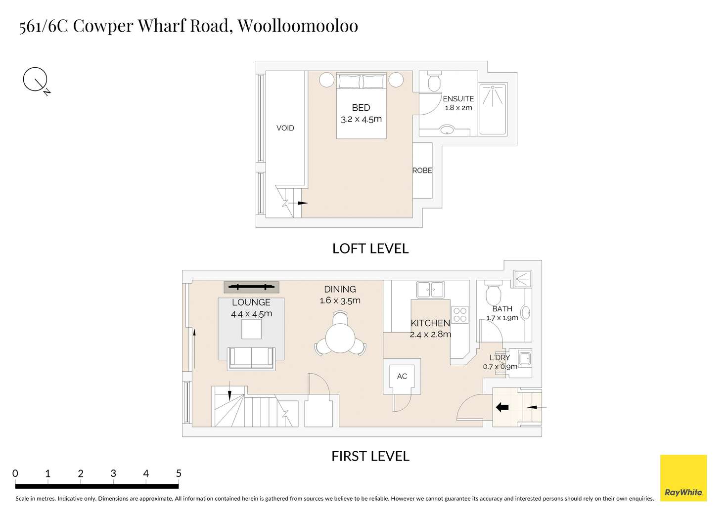 Floorplan of Homely apartment listing, 561/6C Cowper Wharf Roadway, Woolloomooloo NSW 2011
