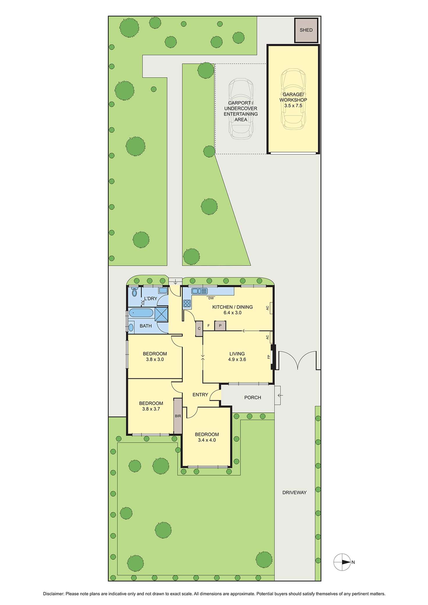 Floorplan of Homely house listing, 3 Oxford Street, Hadfield VIC 3046