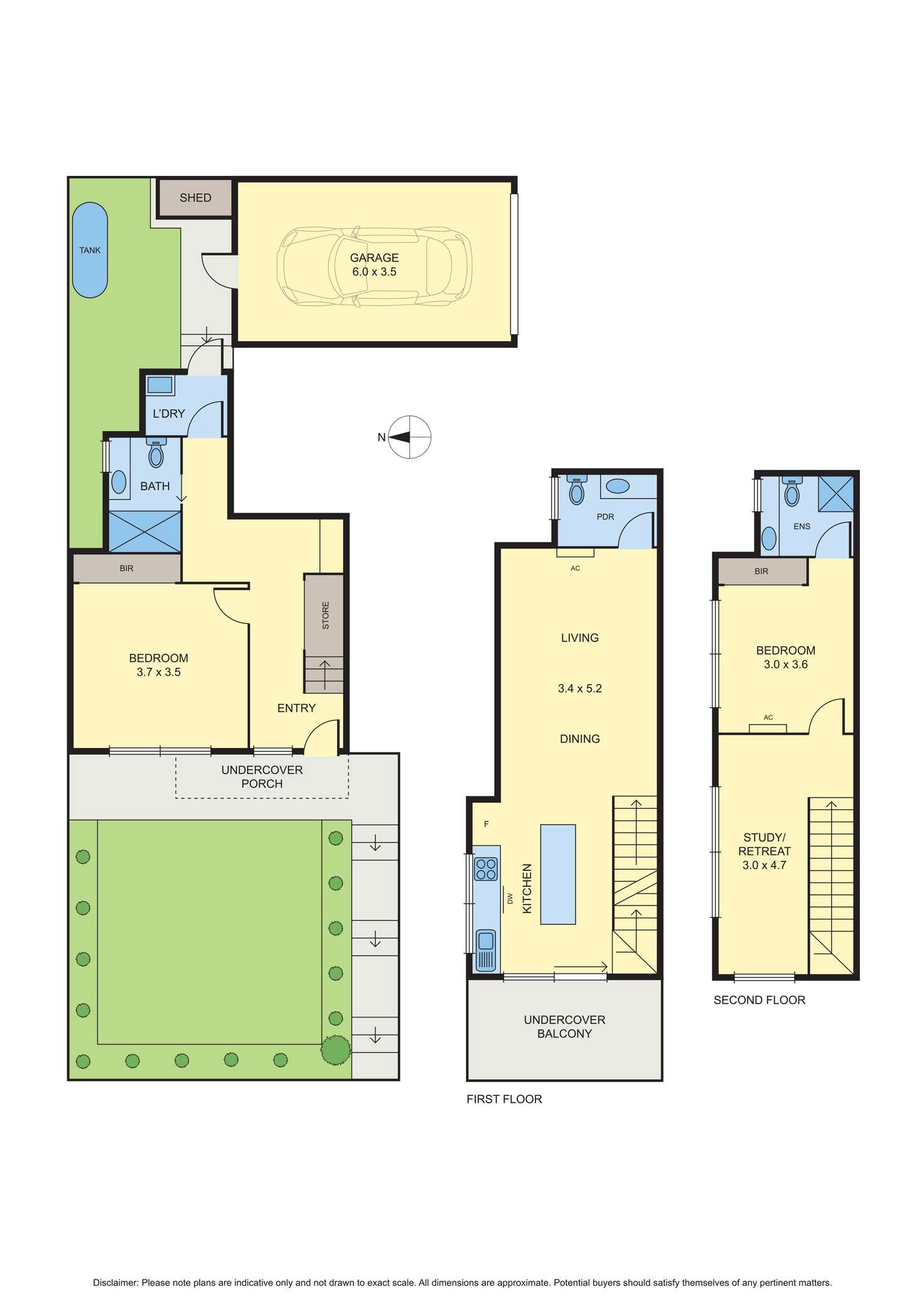 Floorplan of Homely townhouse listing, 1/102 Albert Street, Preston VIC 3072