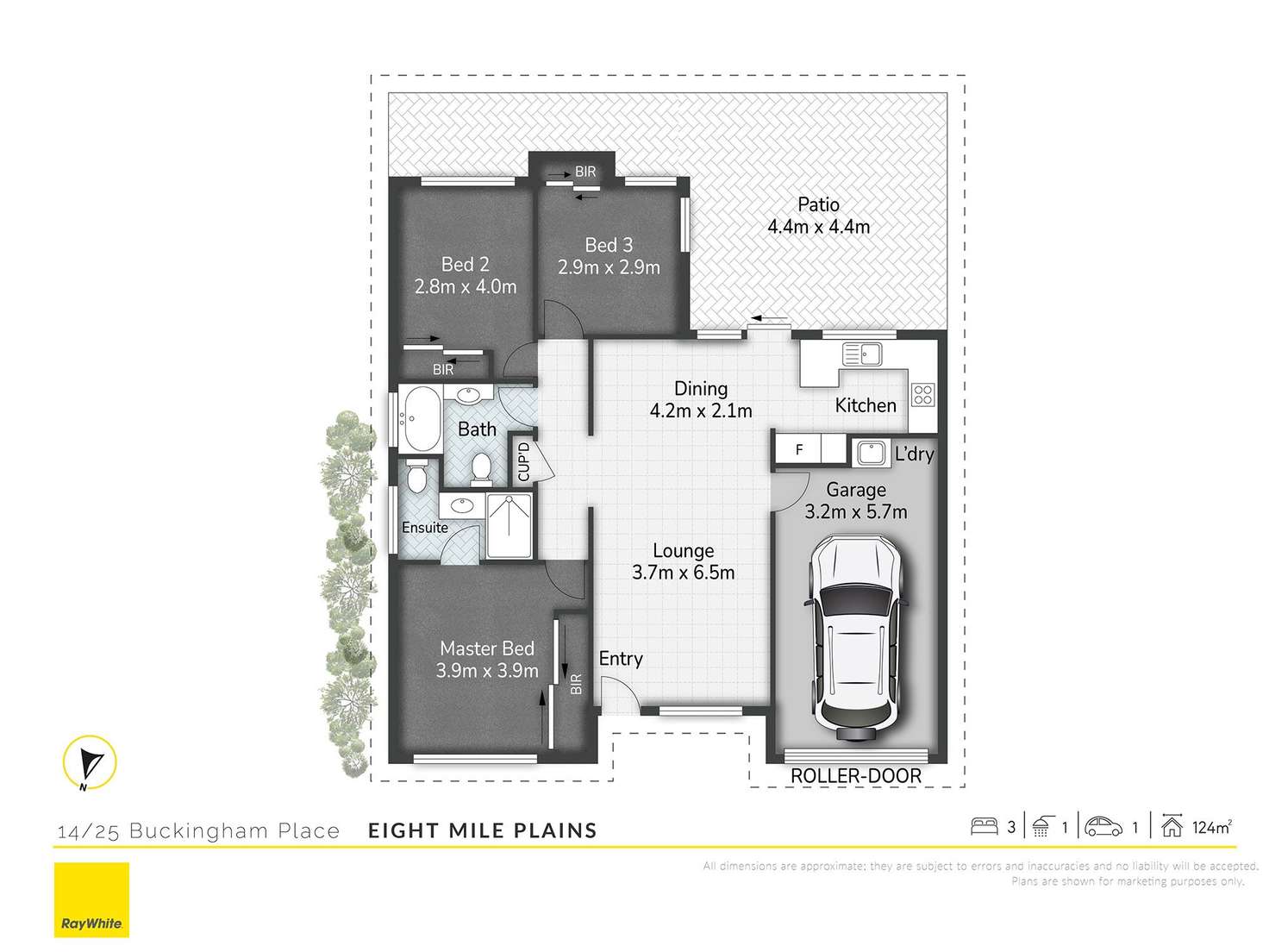 Floorplan of Homely townhouse listing, 14/25 Buckingham Place, Eight Mile Plains QLD 4113