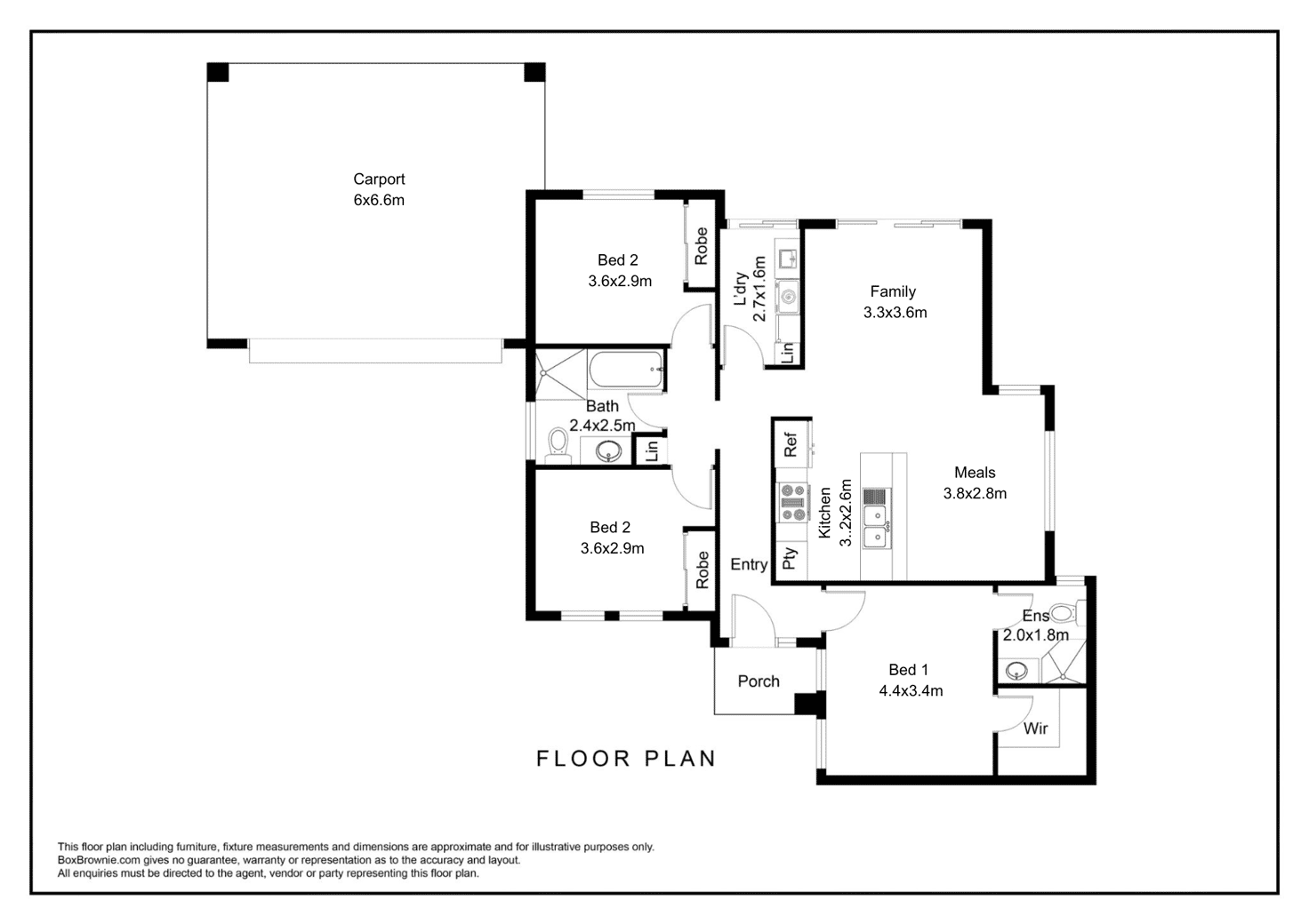 Floorplan of Homely house listing, 3/37 Ledger Road, Beverley SA 5009