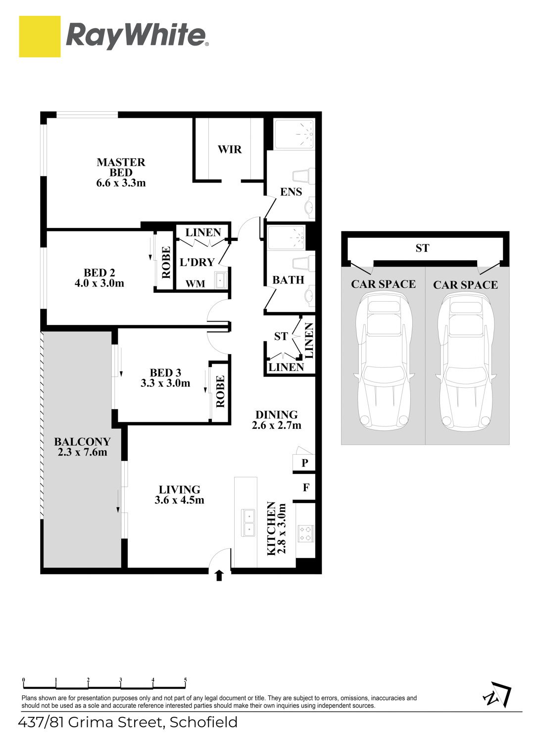 Floorplan of Homely apartment listing, 437/81 Grima Street, Schofields NSW 2762
