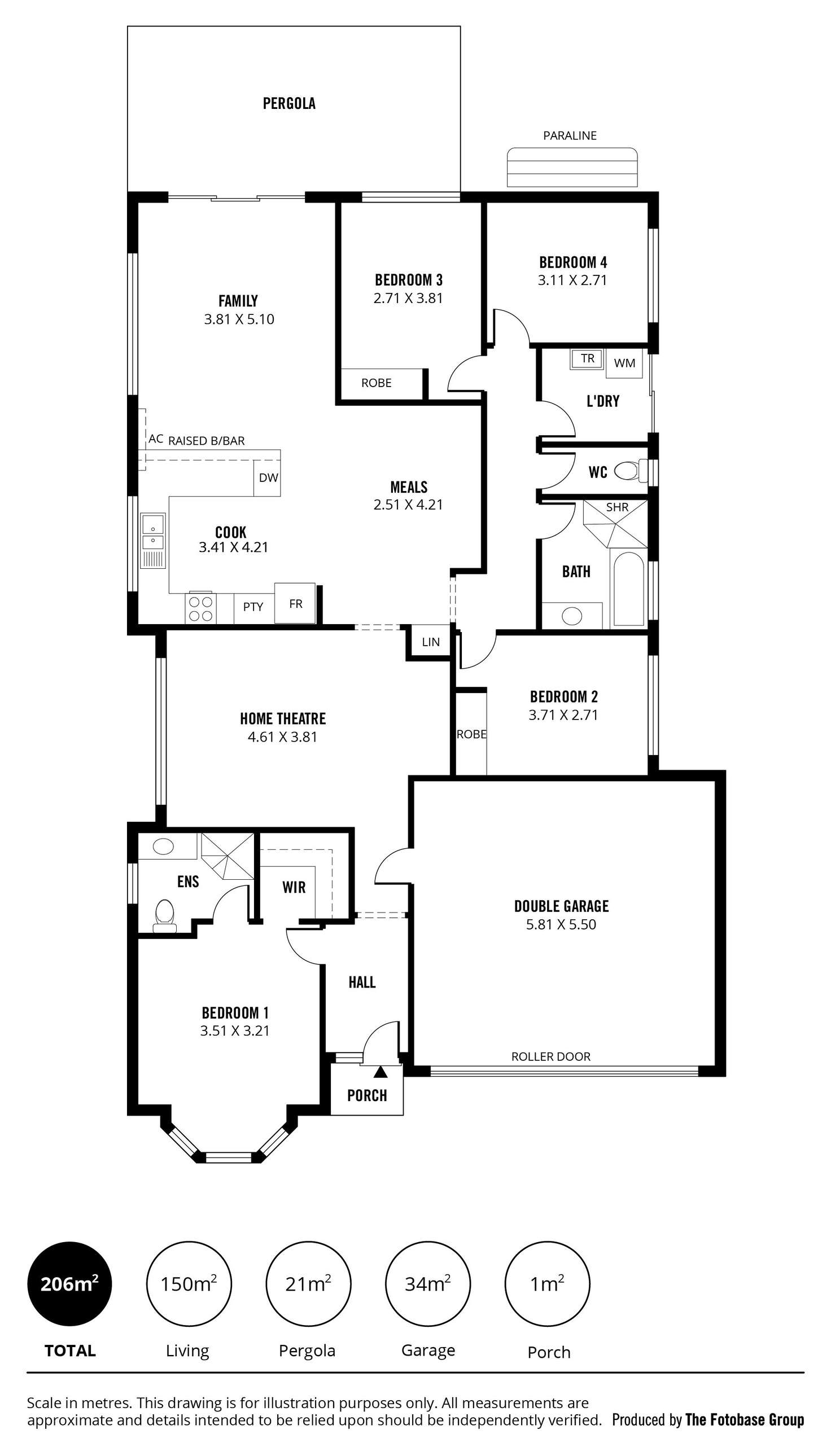 Floorplan of Homely house listing, 80 Burton Road, Paralowie SA 5108