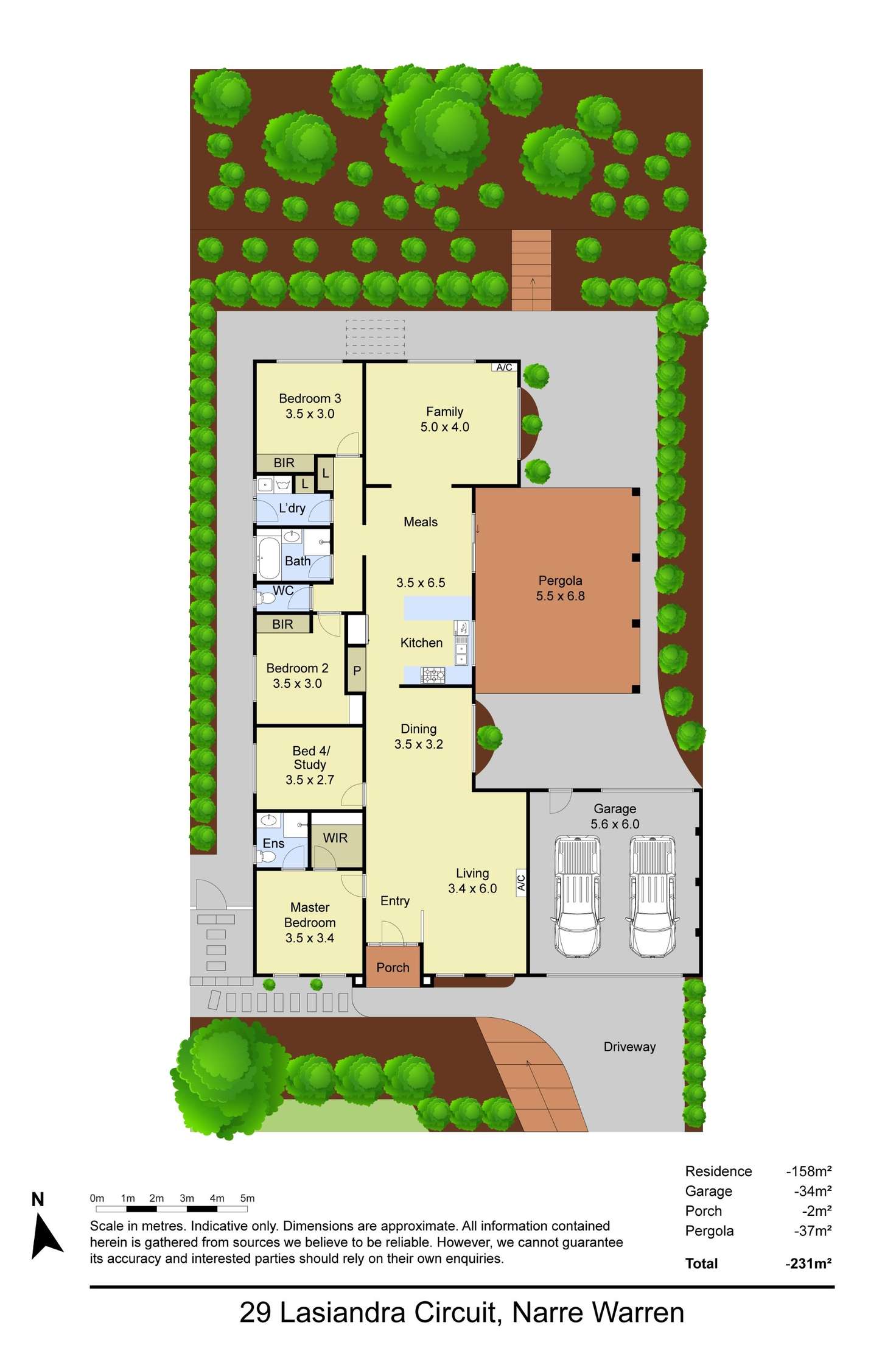Floorplan of Homely house listing, 29 Lasiandra Circuit, Narre Warren VIC 3805