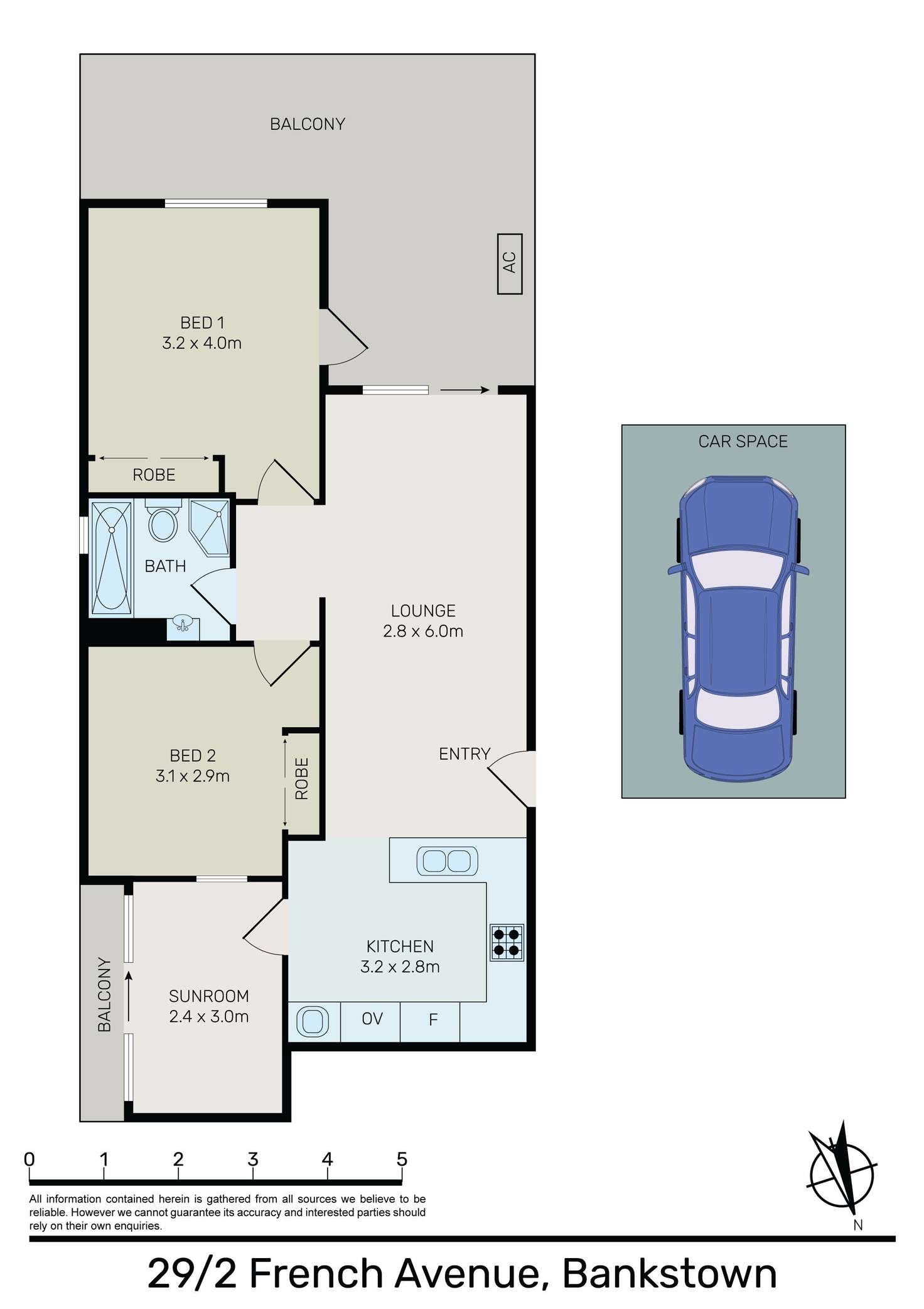 Floorplan of Homely unit listing, 29/2 French Avenue, Bankstown NSW 2200