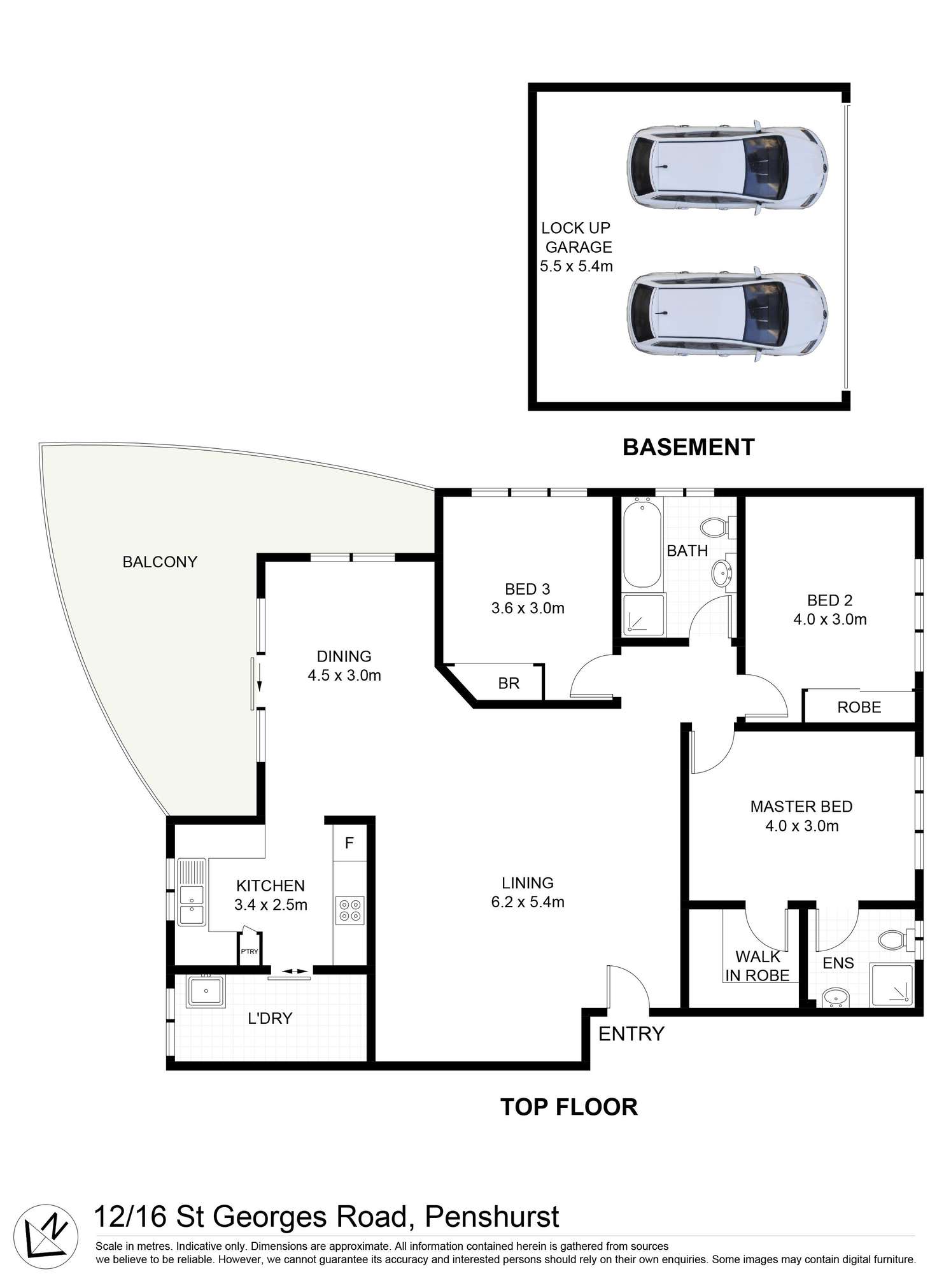 Floorplan of Homely apartment listing, 12/16 St Georges Road, Penshurst NSW 2222