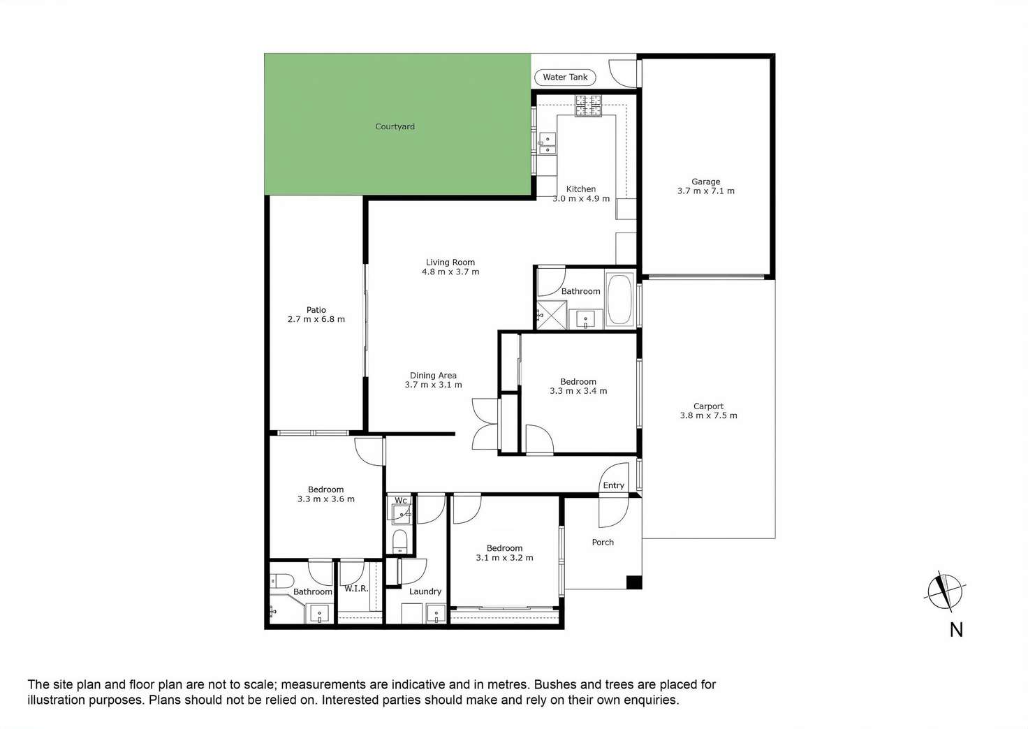 Floorplan of Homely unit listing, 3/12 Hayden Road, Clayton South VIC 3169