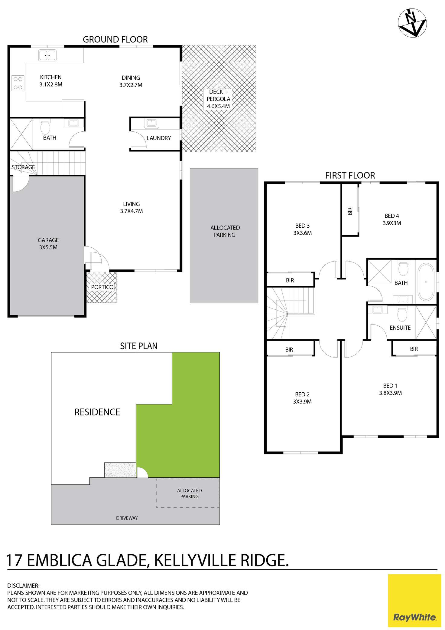 Floorplan of Homely house listing, 17 Emblica glade, Kellyville Ridge NSW 2155
