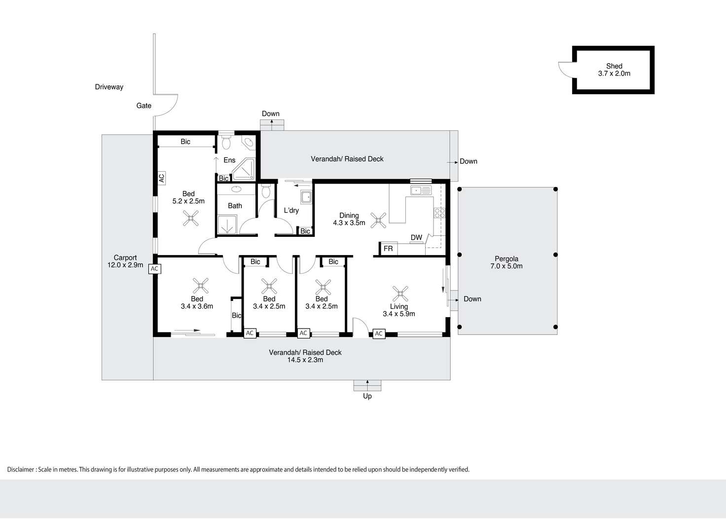 Floorplan of Homely house listing, 3 Solway Loop, Cable Beach WA 6726