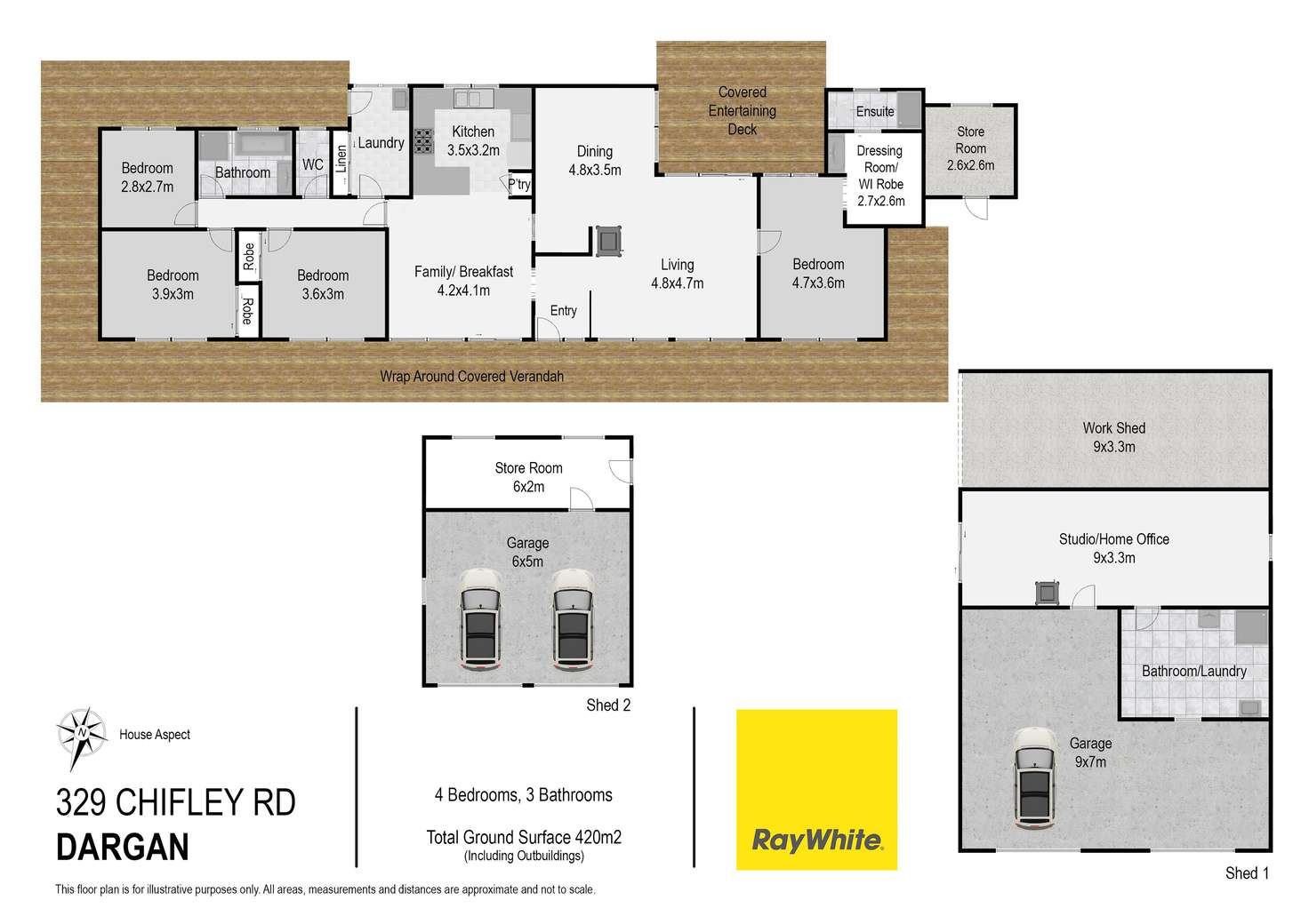 Floorplan of Homely house listing, 329 Chifley Road, Dargan NSW 2786